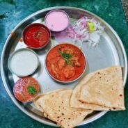 Kolhapuri Chicken Thali A Very Famous dish of Maharashtra. Spacial Kolhapuri Chicken Thali. Every People are love this dish.