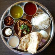 mutton-thali-with-chappati mutton-thali-with-chappati